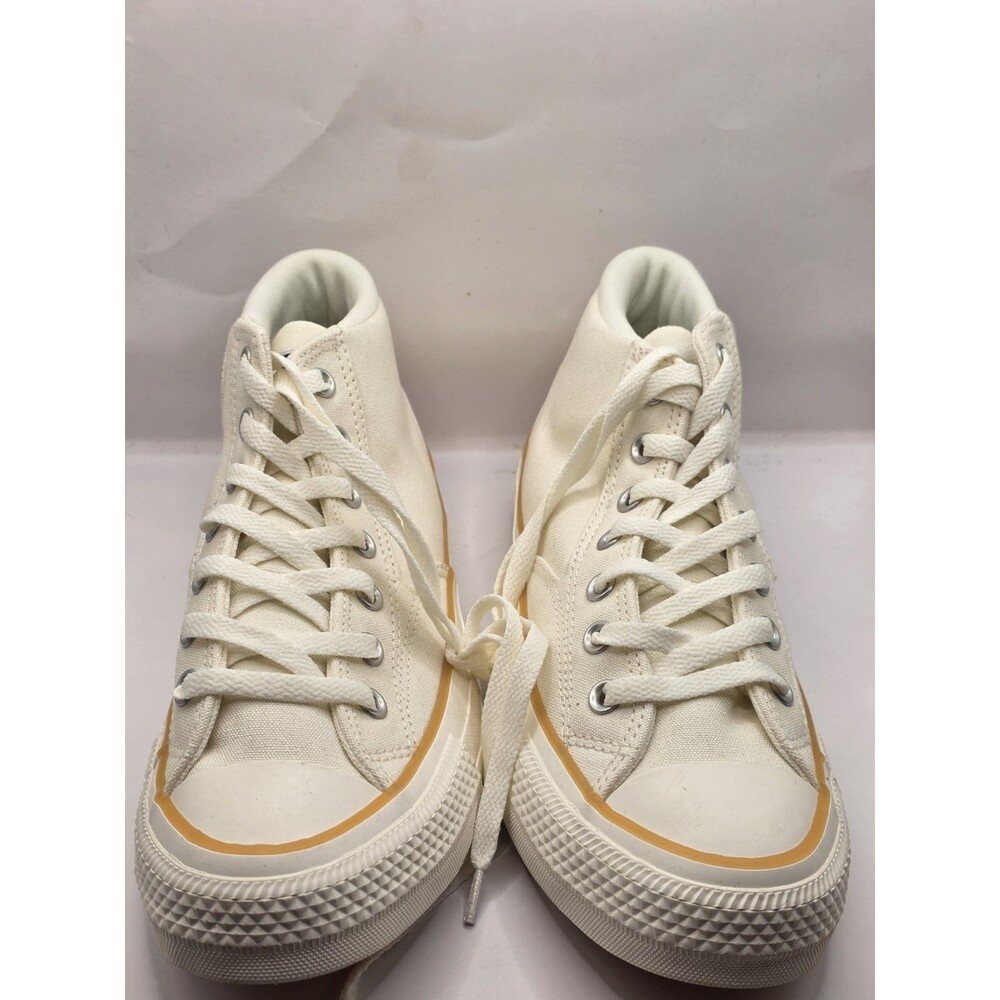 Converse Chuck Taylor All Star High Top Sneakers Mens Size 9 Sample White-Yellow